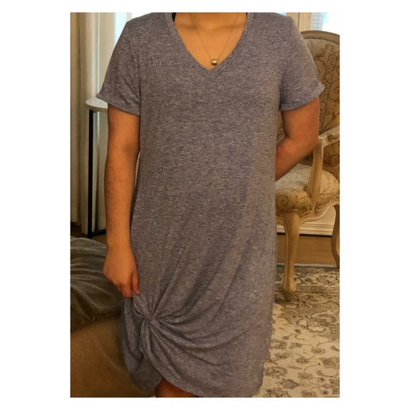 Twist T Shirt Dress - Picture 3 of 5
